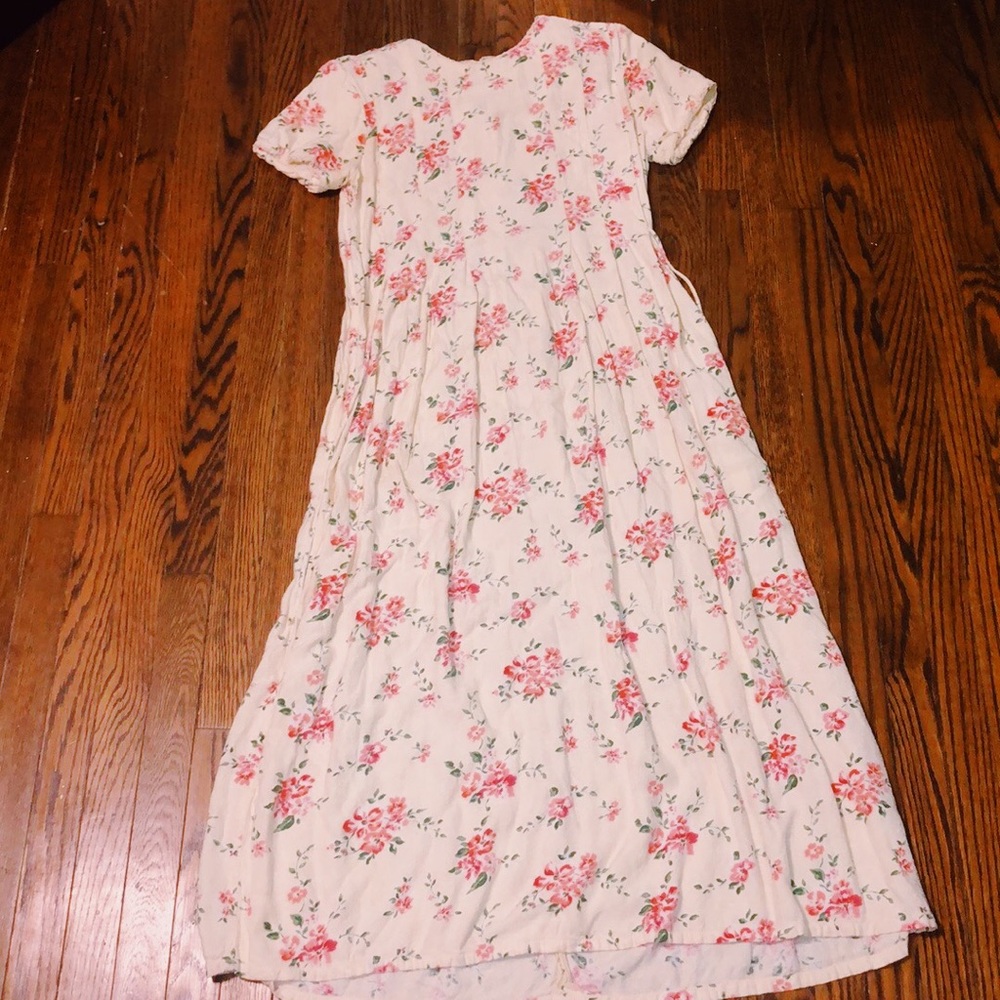 Vintage Sarah Elizabeth floral dress modest